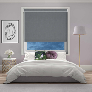 Otto Stone Grey Electric Pelmet Roller Blinds
