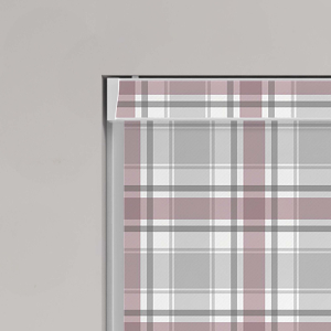 Patchwork Mulberry Electric Pelmet Roller Blinds Product Detail