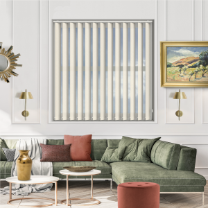 Roma Cream Replacement Vertical Blind Slats Open