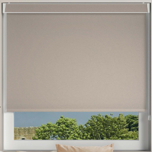 Shimmer Taupe Electric No Drill Roller Blinds Frame