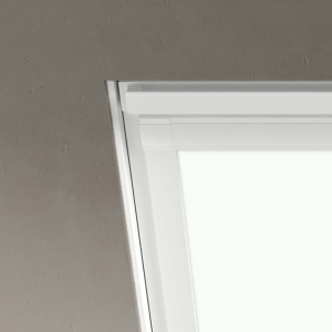 Shower Safe White KeyliteRoof Window Blinds Detail White Frame