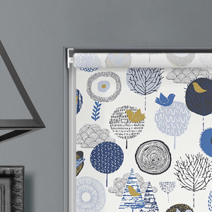 Songbird Navy Electric Roller Blinds Product Detail