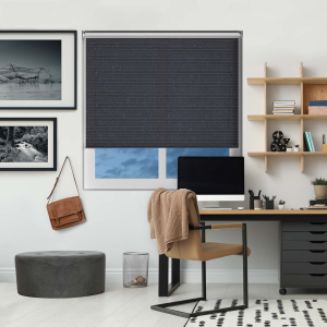 Southbank Charcoal Electric Roller Blinds