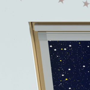 Starry Night Dakstra Roof Window Blinds Detail