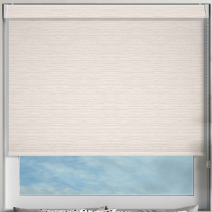 Stria Sand Electric No Drill Roller Blinds Frame
