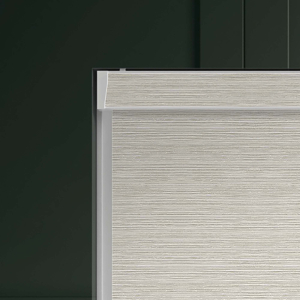 Stria Soft Green Electric Pelmet Roller Blinds Product Detail