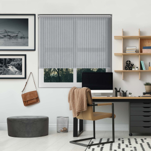 Striation Solar Iron Electric Roller Blinds