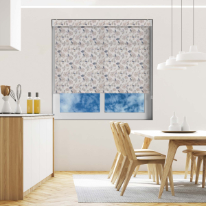 Triste Neutral Electric No Drill Roller Blinds