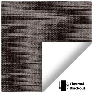 Weave Blackout Graphite Electric Roller Blinds Scan