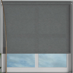 Weave Charcoal Electric Roller Blinds Frame