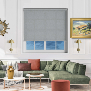Weave Iron Cordless Roller Blinds
