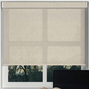 Zia Solar Bamboo Electric No Drill Roller Blinds Frame