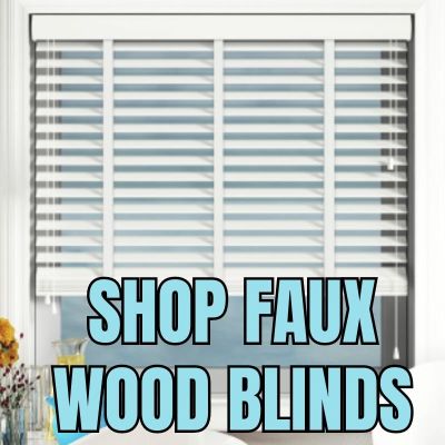 Shop faux wooden blinds