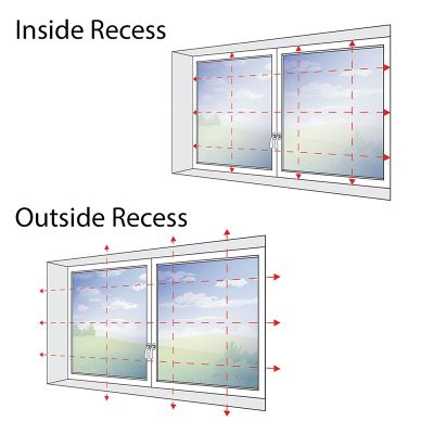 Inside and Outside Recess Windows