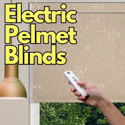Electric pelmet roller blinds
