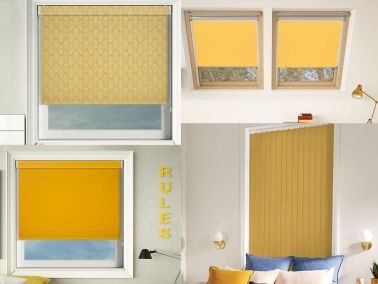 yellow blinds
