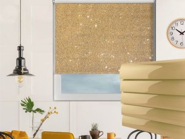gold blinds