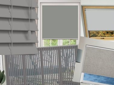 grey blinds