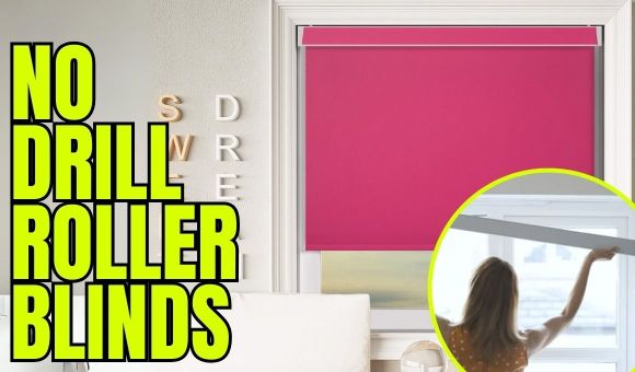 No drill roller blinds