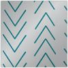 Chevron Teal Electric Roller Blind