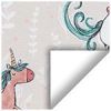 Playful Unicorn Thermal Blackout No Drill Electric Blind