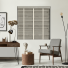 Acacia with Dove Tape Wood Venetian Blinds