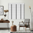 Alina Faux Wood with Jet Tape Wood Venetian Blinds