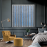 Ami Charcoal Replacement Vertical Blind Slats Open