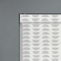 Arc Stamp Grey Electric Pelmet Roller Blinds Product Detail