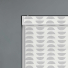 Arc Stamp Grey Pelmet Roller Blinds Product Detail