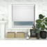 Ava White Electric No Drill Roller Blinds