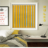 Bedtime Bright Yellow Replacement Vertical Blind Slats Open