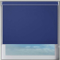 Bedtime Rich Blue Electric No Drill Roller Blinds Frame