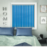 Bedtime Vibrant Blue Replacement Vertical Blind Slats Open