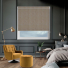 Bette Warm Grey Electric No Drill Roller Blinds