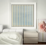 Blackout Thermic Cream Replacement Vertical Blind Slats Open