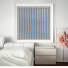 Blackout Thermic Grey Replacement Vertical Blind Slats Open