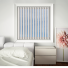 Blackout Thermic Optic White Vertical Blinds Open