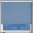 Blackout Thermic Sky Blue Electric Roller Blinds Frame