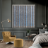 Cove Seagrass Vertical Blinds Open
