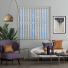 Entwine Charcoal Vertical Blinds Open