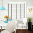 Glacier White with Gallant Tape Wood Venetian Blinds