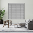 Kalm Faux Wood with Lunar Tape Wood Venetian Blinds