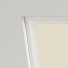 Latte Aurora Roof Window Blinds Detail White Frame