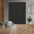 Luxe Black Replacement Vertical Blind Slats