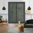 Luxe Charcoal Replacement Vertical Blind Slats Open