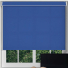 Luxe Glacier Blue Electric No Drill Roller Blinds Frame