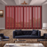 Luxe Redcurrant Replacement Vertical Blind Slats Open