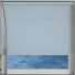 Luxe Smokey Blue Cordless Roller Blinds Frame