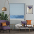 Luxe Smokey Blue Electric Roller Blinds
